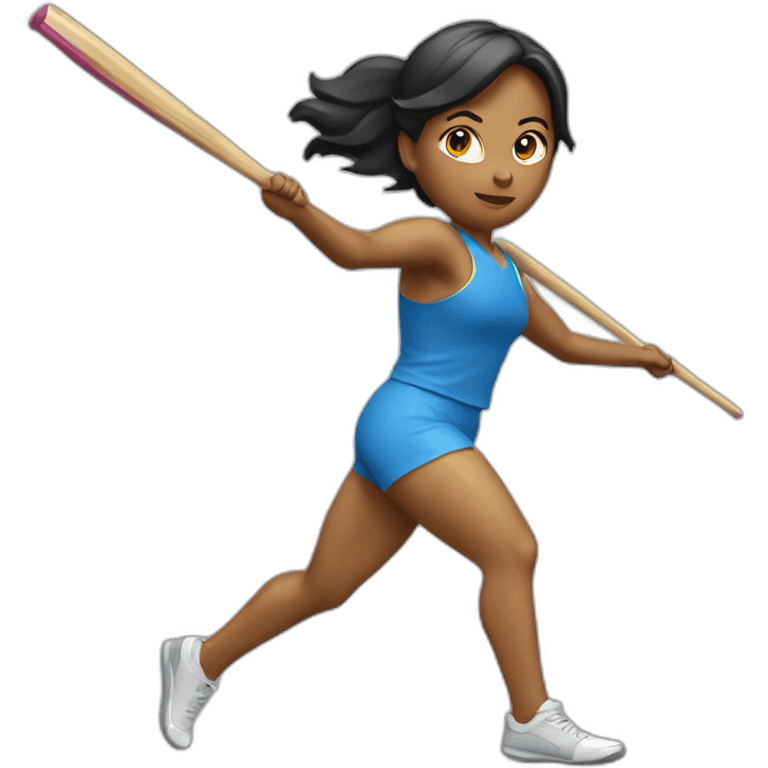 javelin throw female emoji