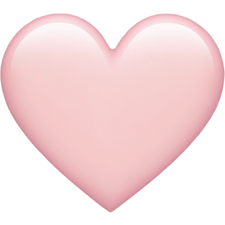 Light pink heart emoji