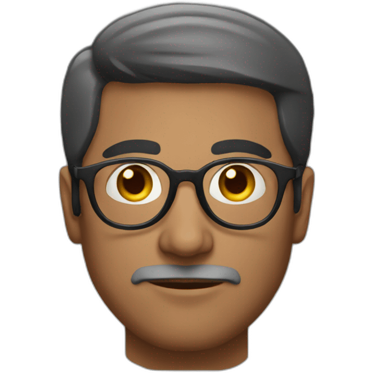 pakistani man with round glasses emoji