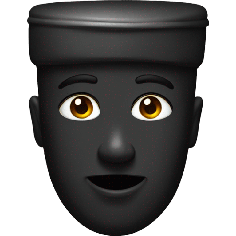 Black Toilette emoji