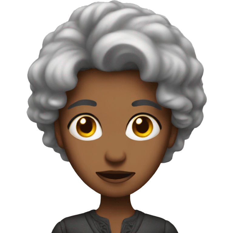 strange woman emoji