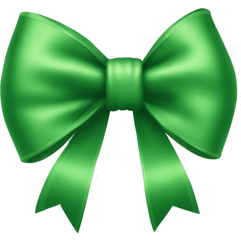 Green bow emoji