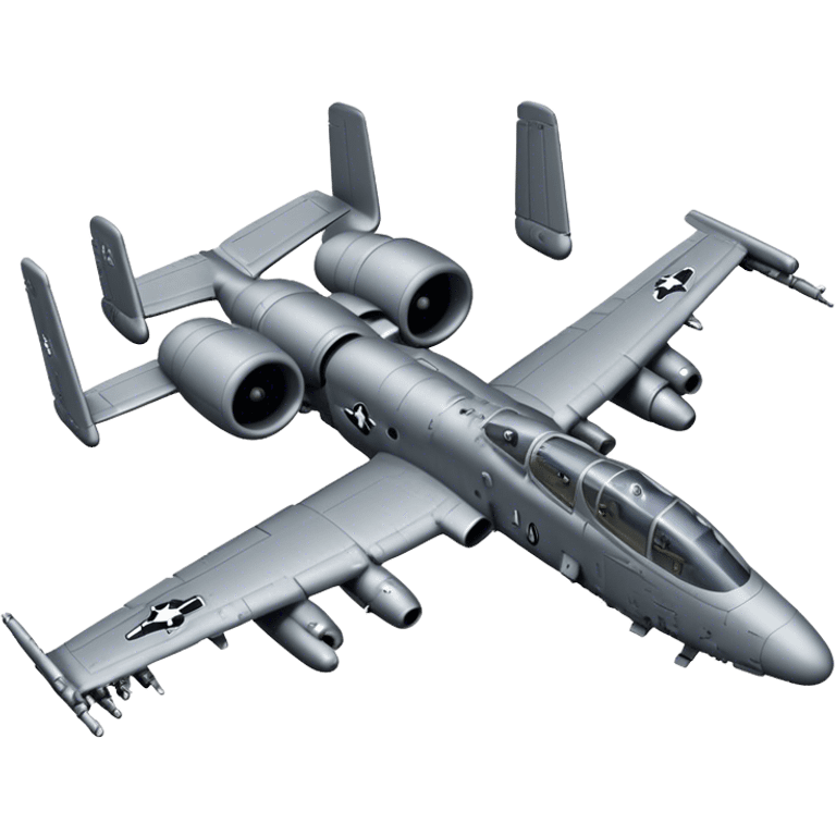 A-10 Thunderbolt II - Fairchild Republic (Grey) emoji