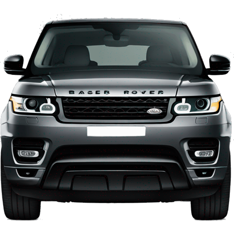 Dark grey Range Rover sport 24 edition emoji