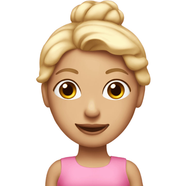 pink pilates princess emoji