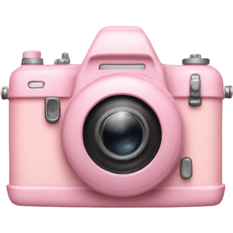 Pastel pink camera emoji