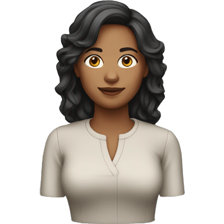 brunnet woman emoji