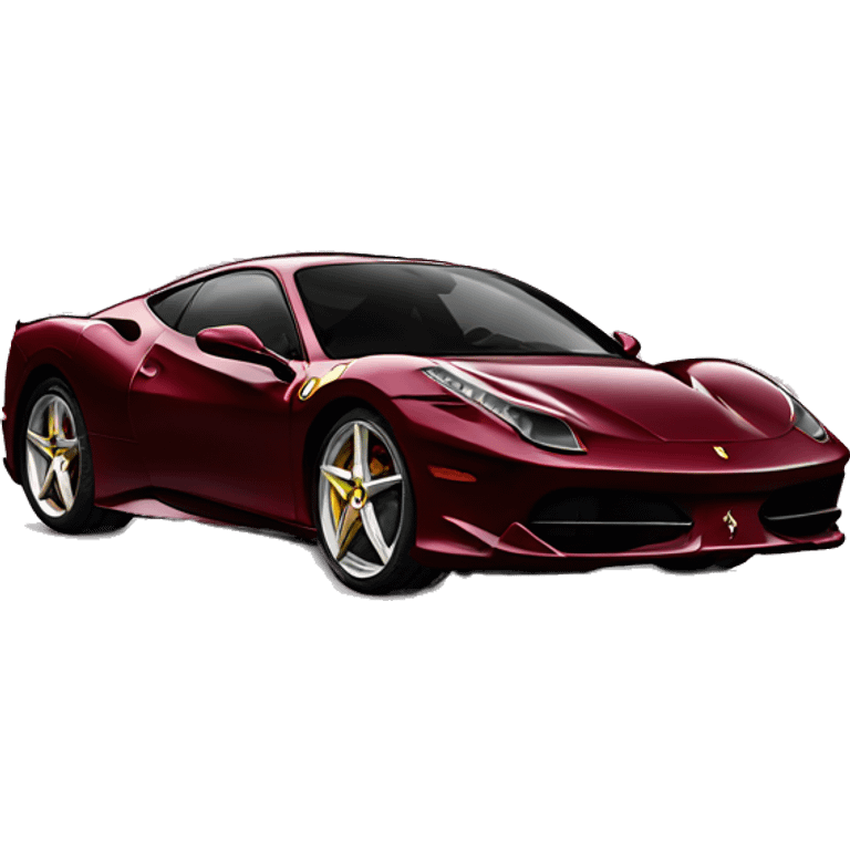 deep wine color ferrari emoji