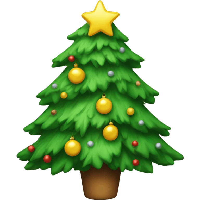 Cute Christmas tree  emoji