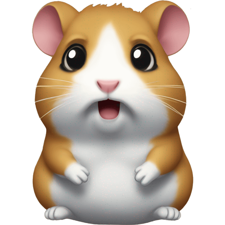 Vexed hamster emoji