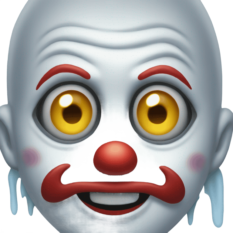 Ghost clown emoji