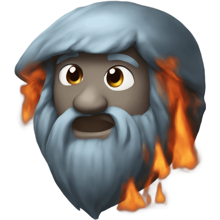 An ember emoji