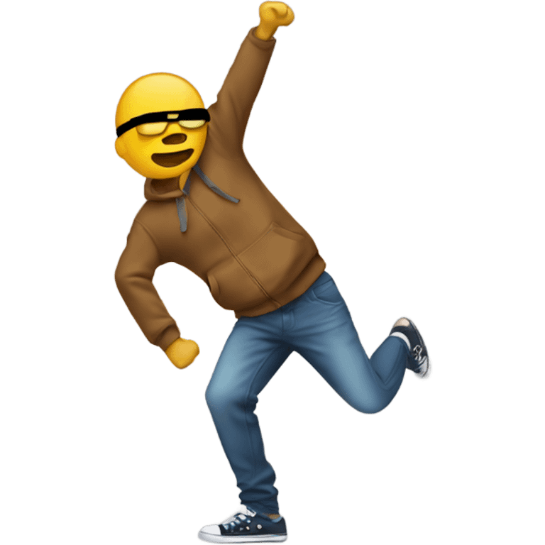 Person dabbing emoji