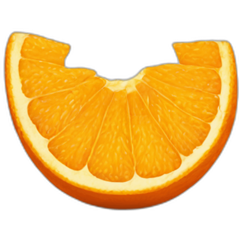 orange-peel emoji