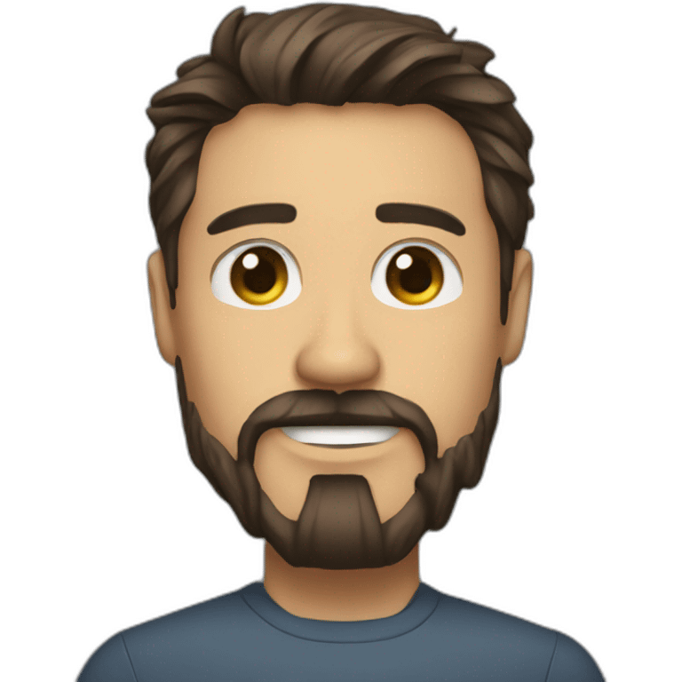 Data engineer with Tony Stark style beard emoji