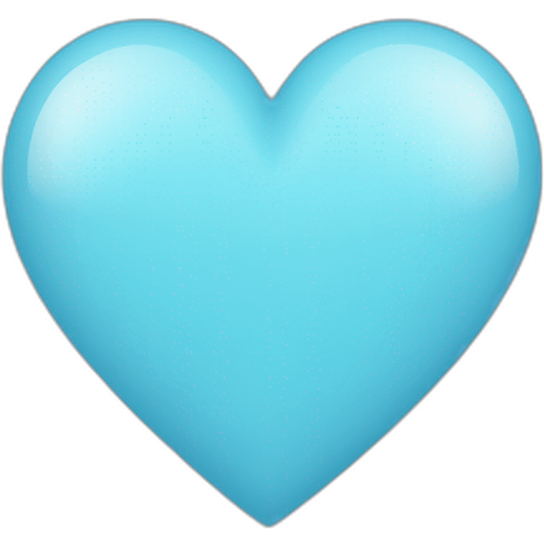 Light blue double heart emoji