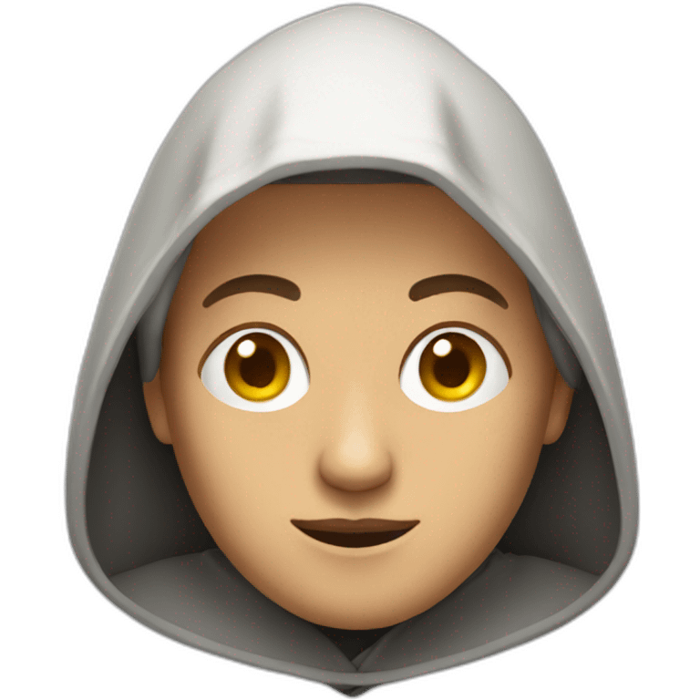 hooded monk emoji