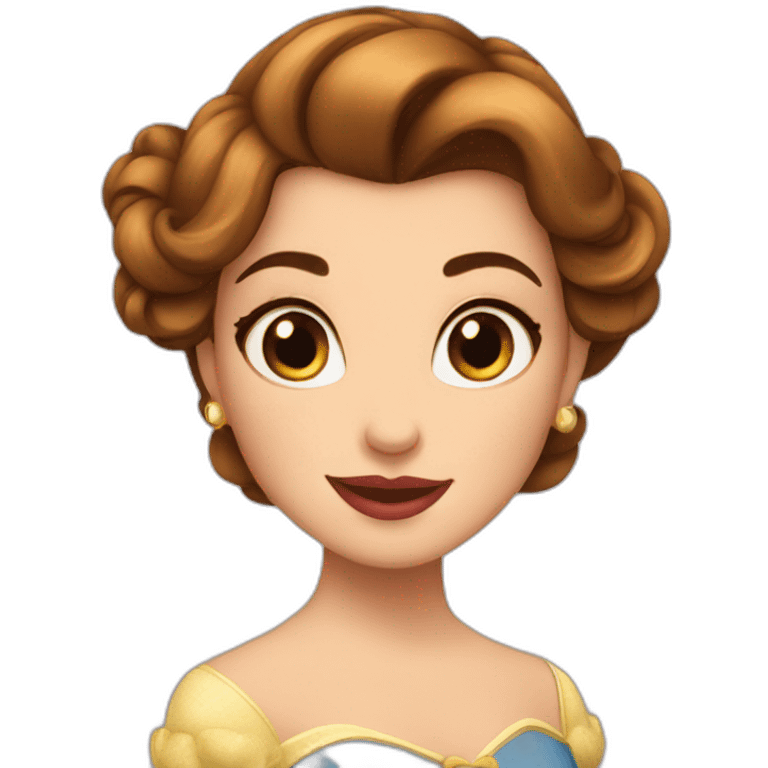 Belle Disney emoji