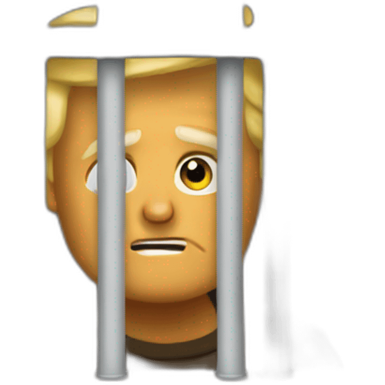 trump-in-jail-cell emoji