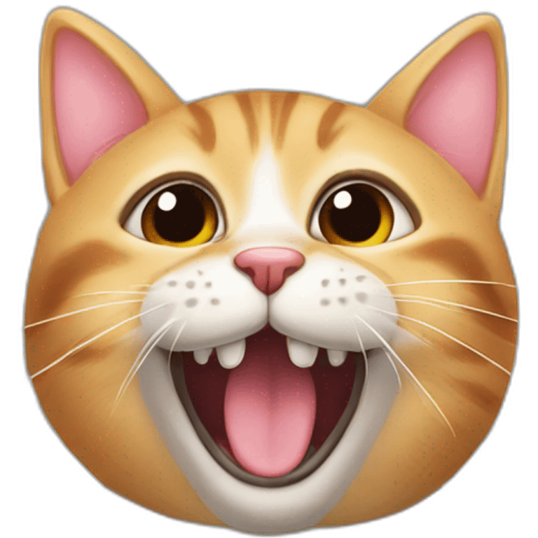 Cute happy cat on an airplane emoji