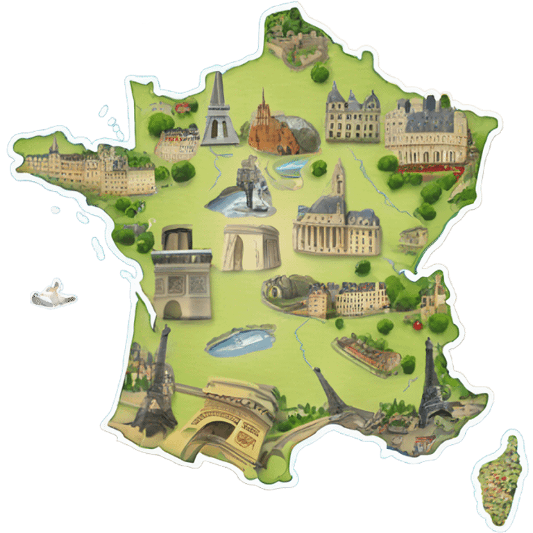 Carte de france emoji