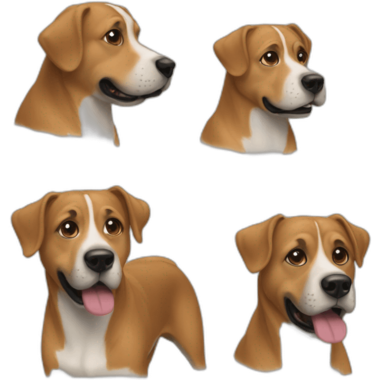 2 dogs emoji