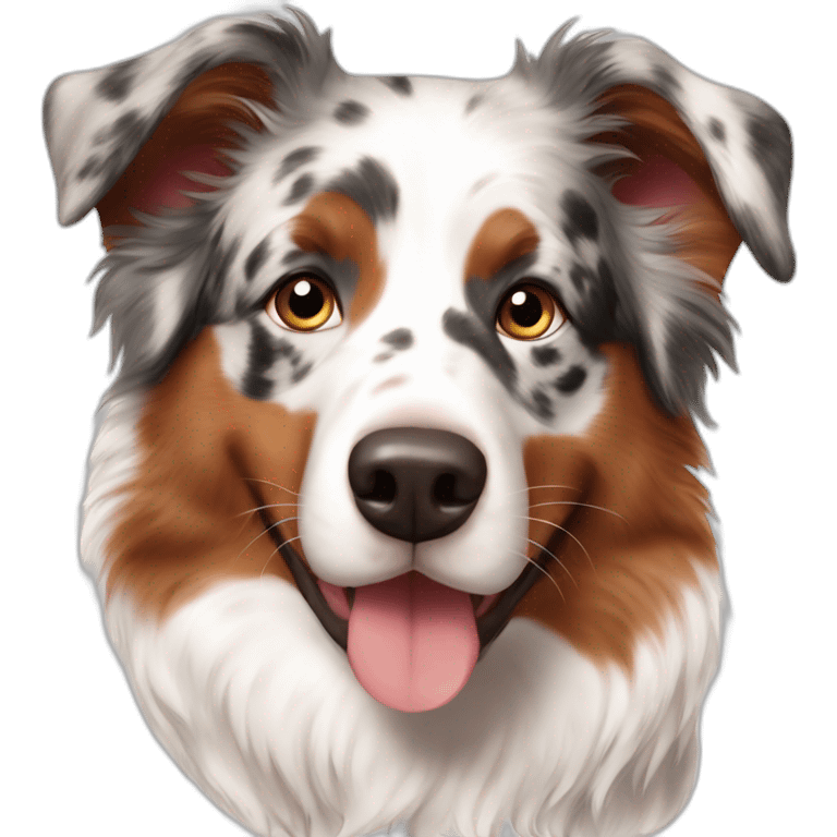 red merle australian shepherd emoji