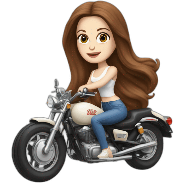 lana del rey on a motorbike emoji