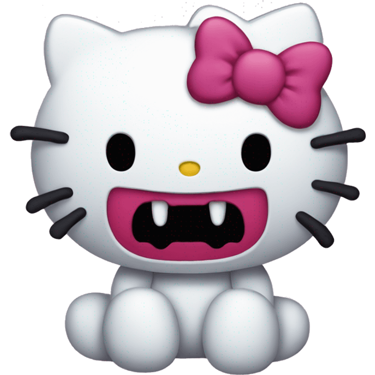 spooky hello kitty  emoji