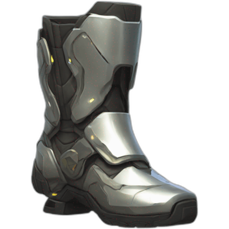 futuristic armored Omega Energy boots emoji