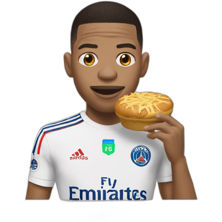 Mbappé eat emoji