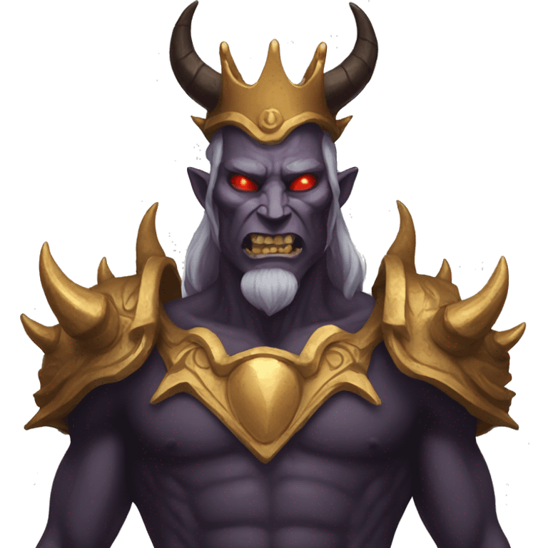 demon horns and crown emoji