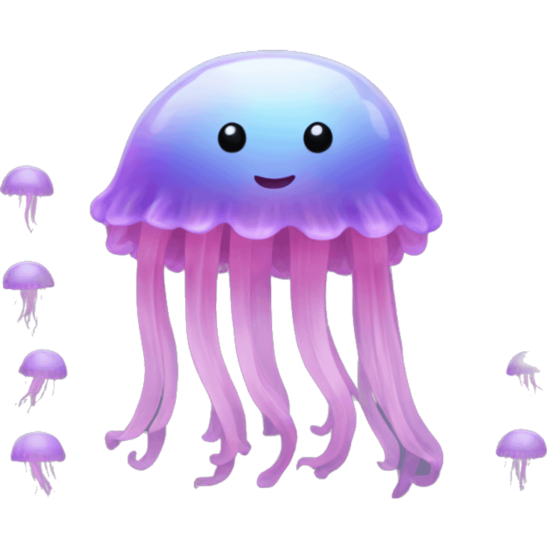 different jellyfish emojis emoji