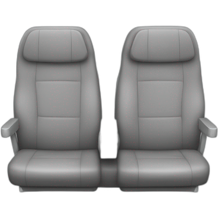 Simple Economy class Airplane seat emoji