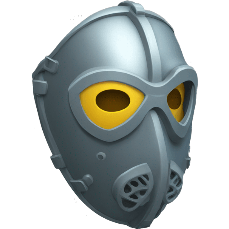 medieval scuba mask isometric emoji