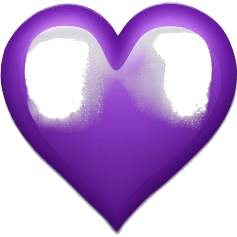 Two purple heart emoji