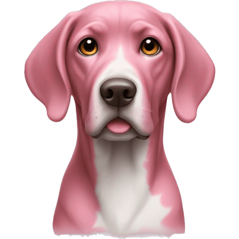 Pink pointer emoji