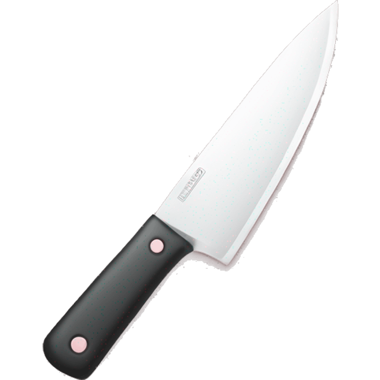 butcher knife light pink  emoji