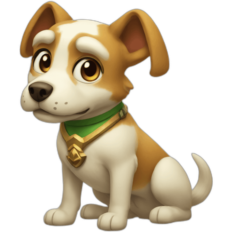 Zelda dog emoji