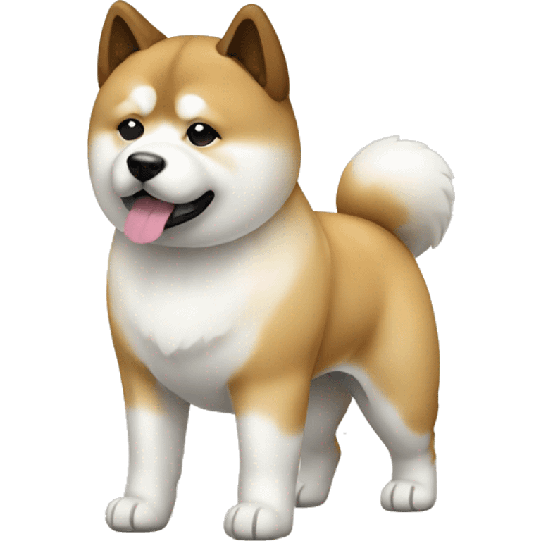 Akita Dog Breed Full Body emoji