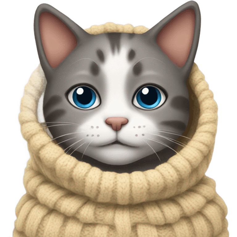 Cat in sweater  emoji