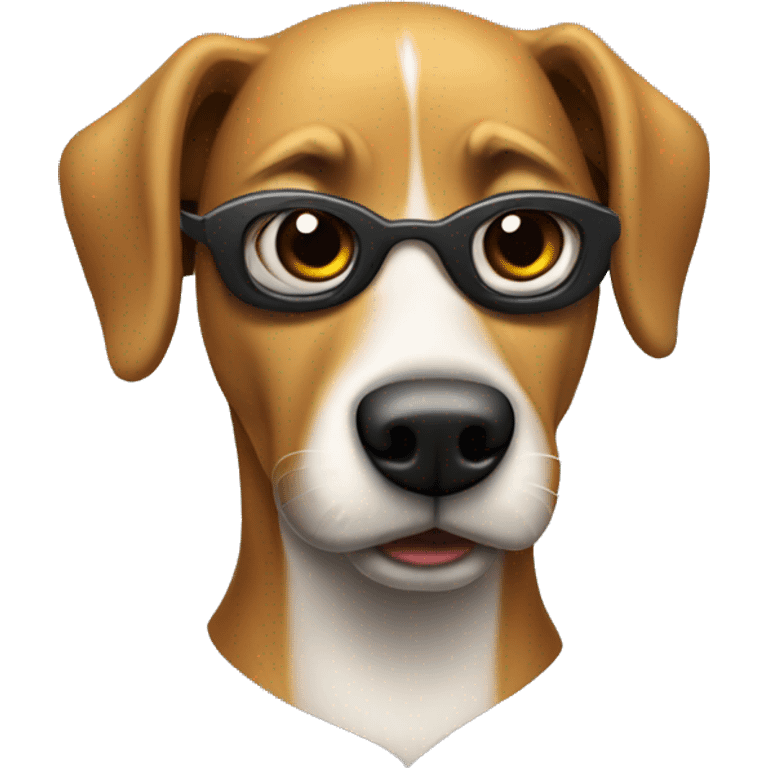 spy dog emoji