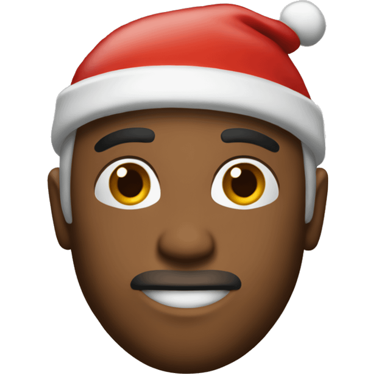 🎅🏼 + 🤫 emoji