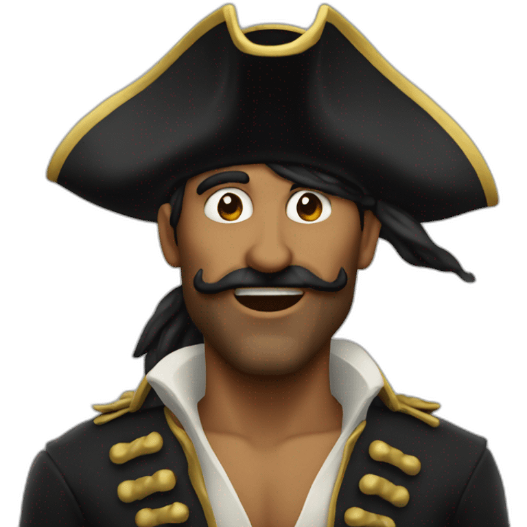 Pirate méchant  emoji