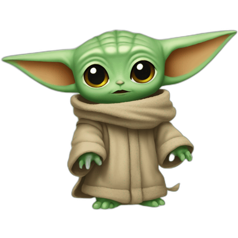 Baby Yoda fusion charizar  emoji