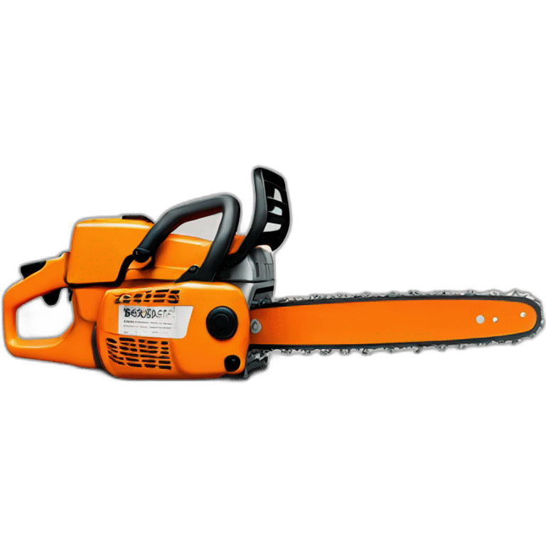 ORANGE CHAINSAW emoji