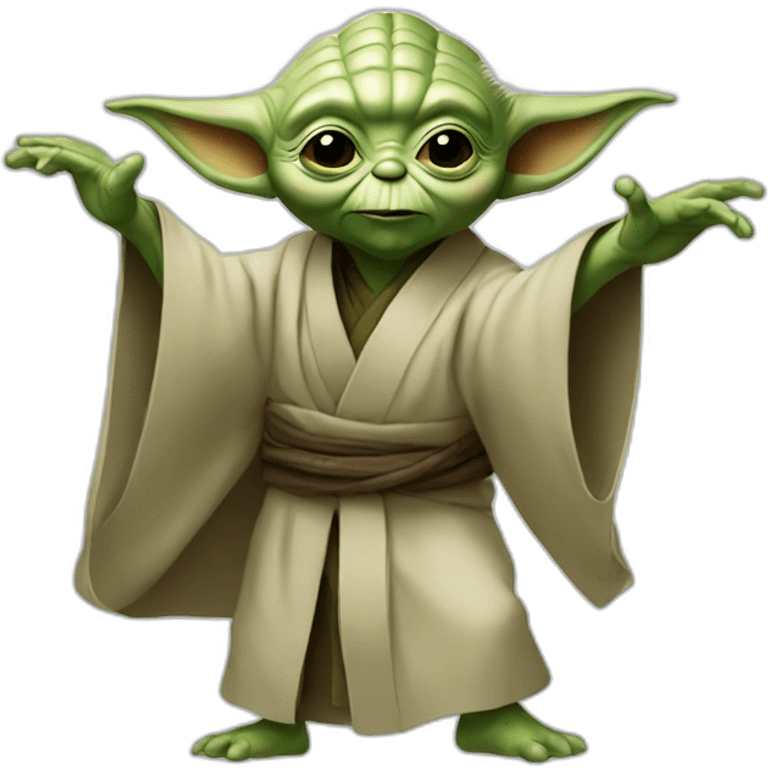 Yoda dance emoji