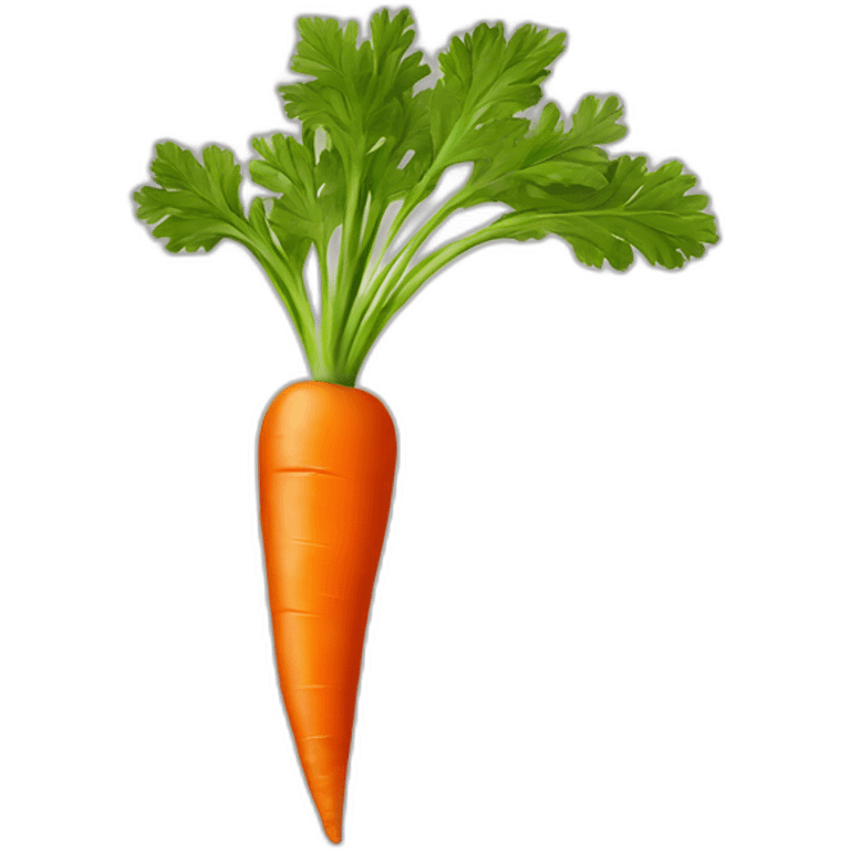 Carrot un the nose emoji