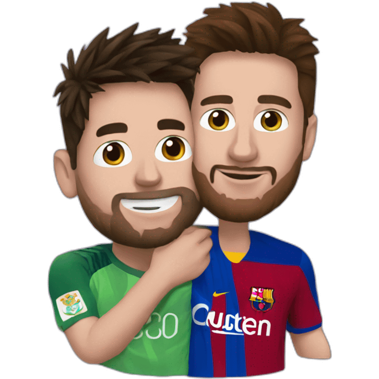 messi with cat emoji