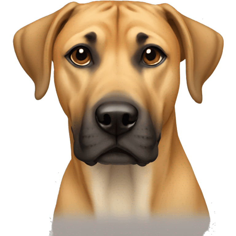 black mouth cur emoji